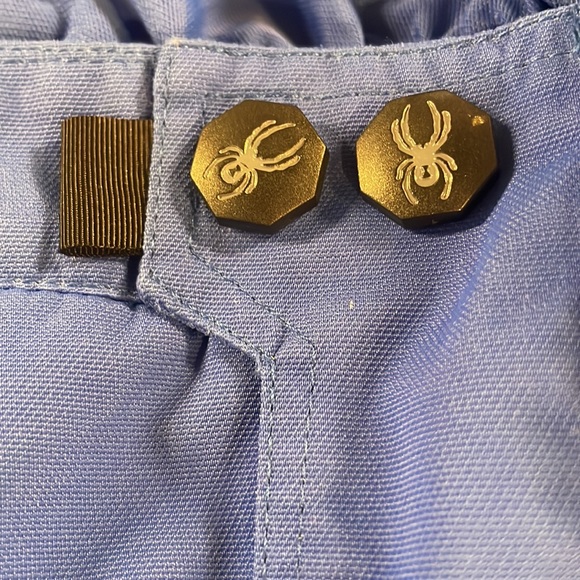 Spyder snow pants snowboard ski blue removable suspenders insulated boy size XXL - Picture 13 of 16